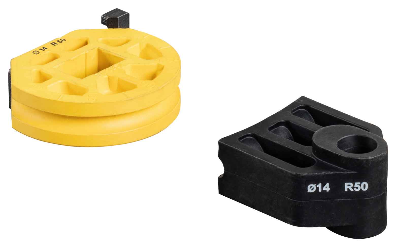 REMS Bockschablon med glidstycke Ø 14 mm 10 U 1/4 tum DN6 R50 artikelnummer 581420.