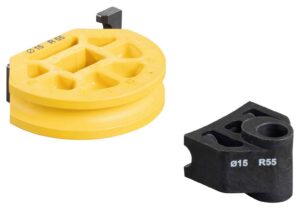 REMS Bockschablon med glidstycke Ø 15 mm 12 U R55 artikelnummer 581430.