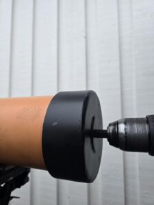 AU-Produkter rörfas för markrör i dimensionerna Ø75, Ø110, Ø160 och Ø200 mm.