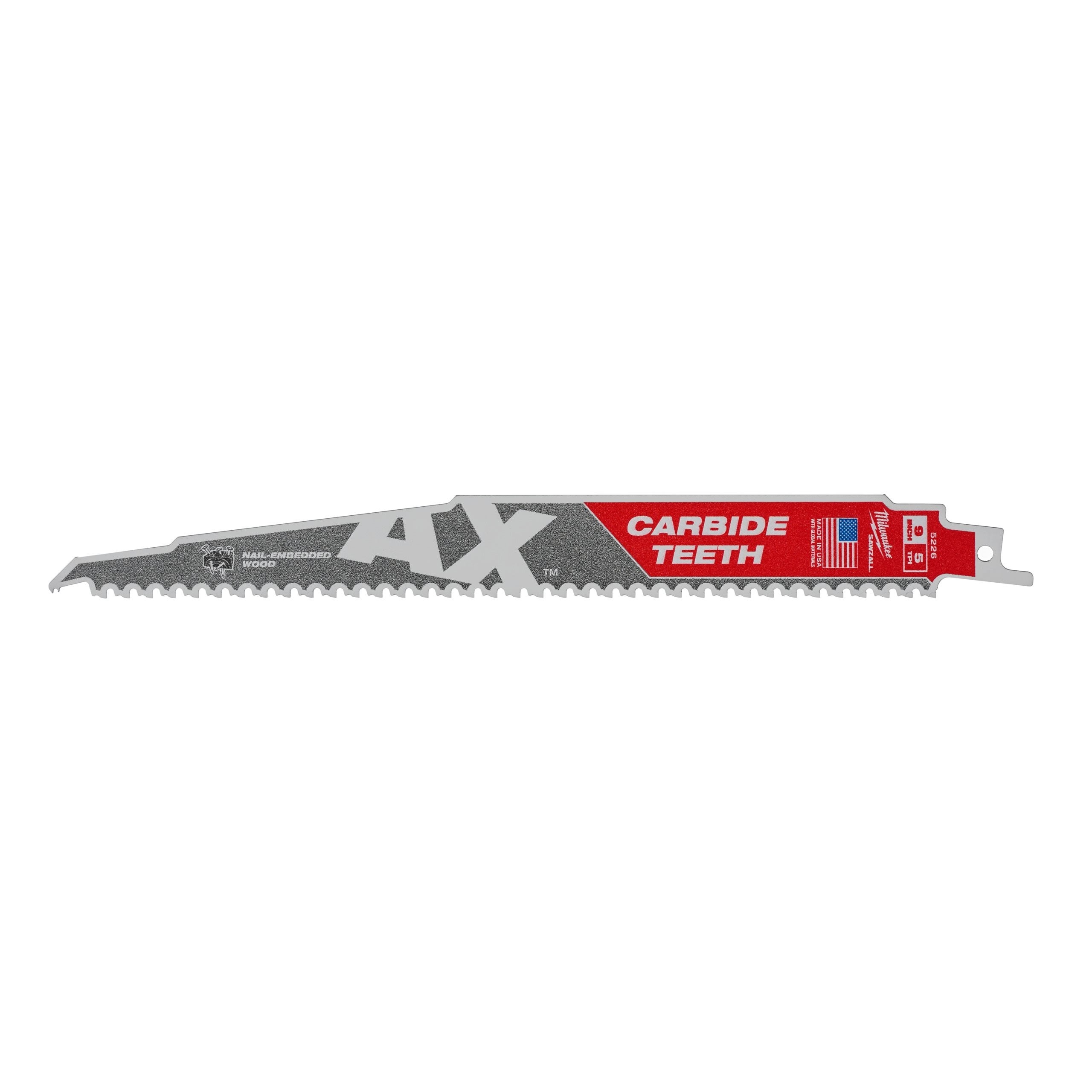 Milwaukee TCT AX tigersågblad 5 TPI 5- pack - Bild 3