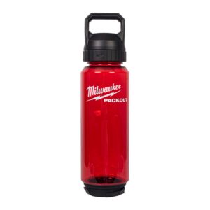 Milwaukee PACKOUT plastflaska 1005 ml röd 4932498637.