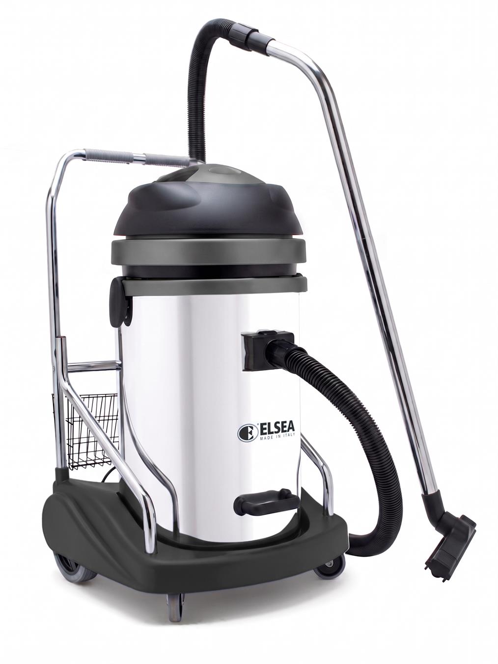 ELSEA Eject EJWI220 våtdammsugare med pump och 76 liters rostfri behållare.
