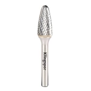 Hårdmetallfil 100F Cut 6 Kägelform radie 12,7x25x6mm.