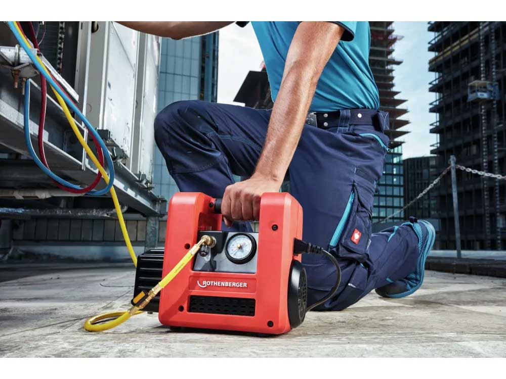 ROTHENBERGER ROAIRVAC R32 1.5 vakuumpump med ROBUCKET - Bild 2