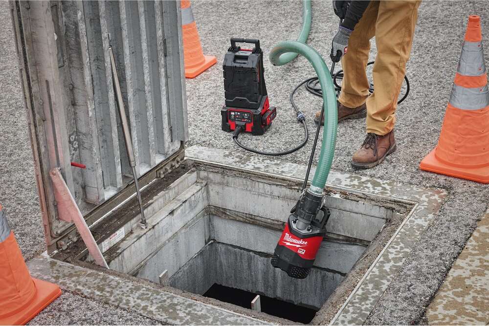 Milwaukee Dränkbar pump - Batterienhet MXF SMP2PBE-0 - Bild 6