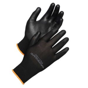 Worksafe P31-104 svart PU-belagd montagehandske.