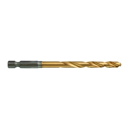 Milwaukee RED HEX SHOCKWAVE HSS-TiN metallborr 5-pack.