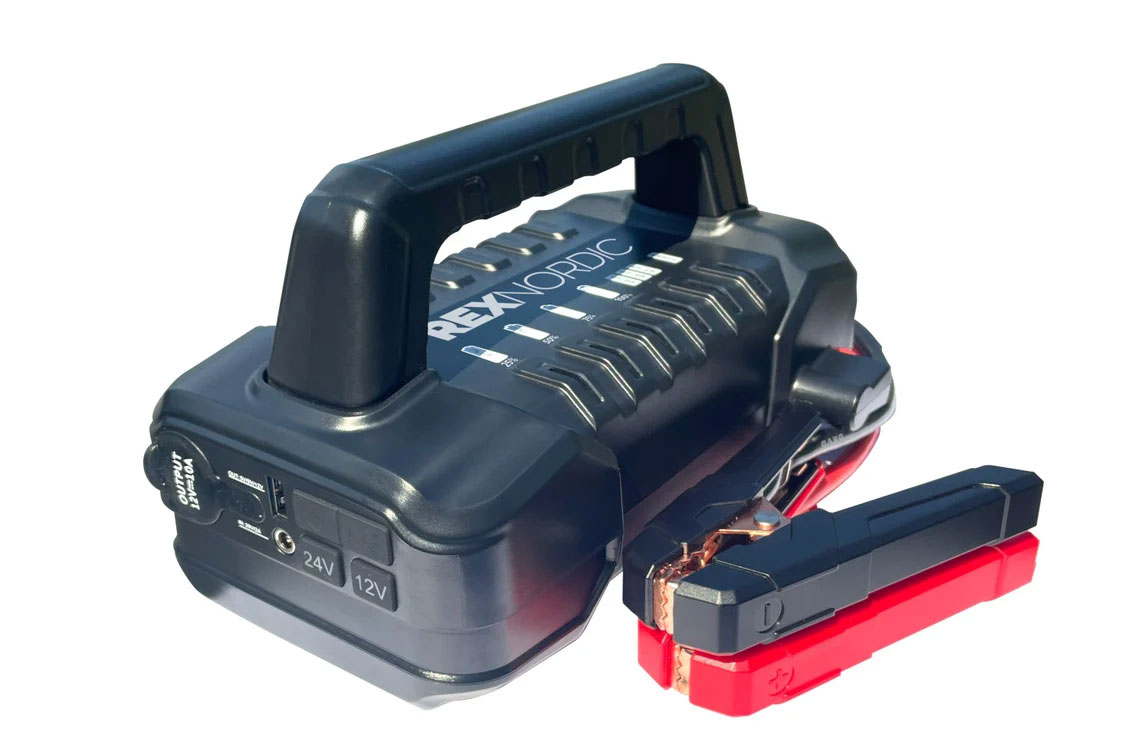 Rex Nordic BOOSTER 2000 starthjälp 12V 24V 2000A.